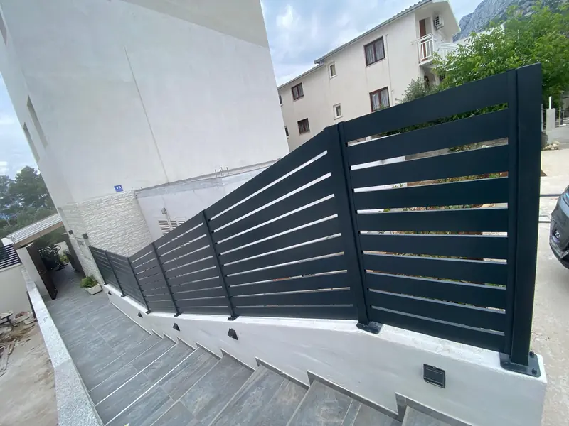 Aluminijska ograda, primjer 1