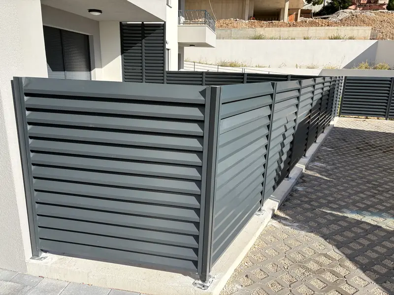 Aluminijska ograda, primjer 26