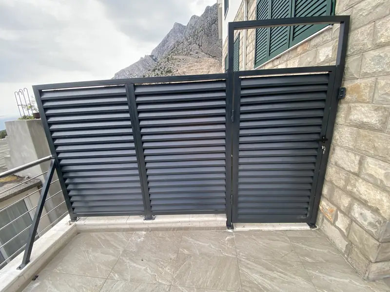 Aluminijska ograda, primjer 50