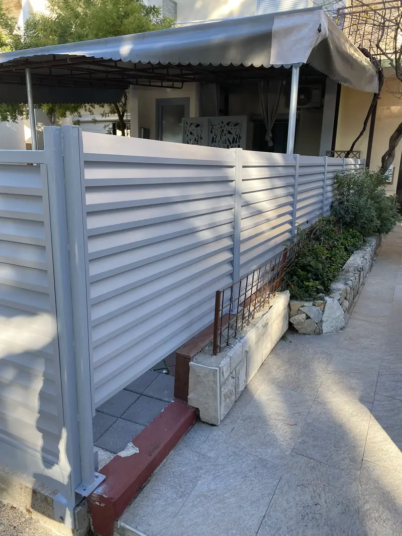 Aluminijska ograda, primjer 52